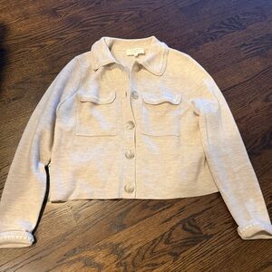 Sezane Betty Cardigan - Cream - Size XS